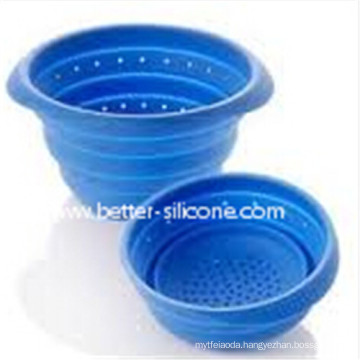 Foldable Plastic Silicon Filter with Handle